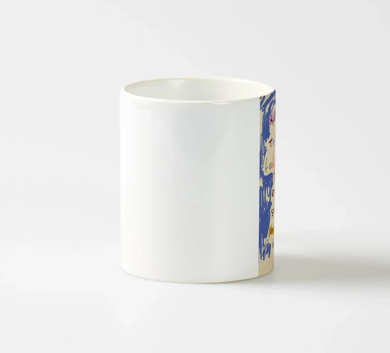 MAGICAL DAY MESSAGE ceramic mug by Sandra Poliakov