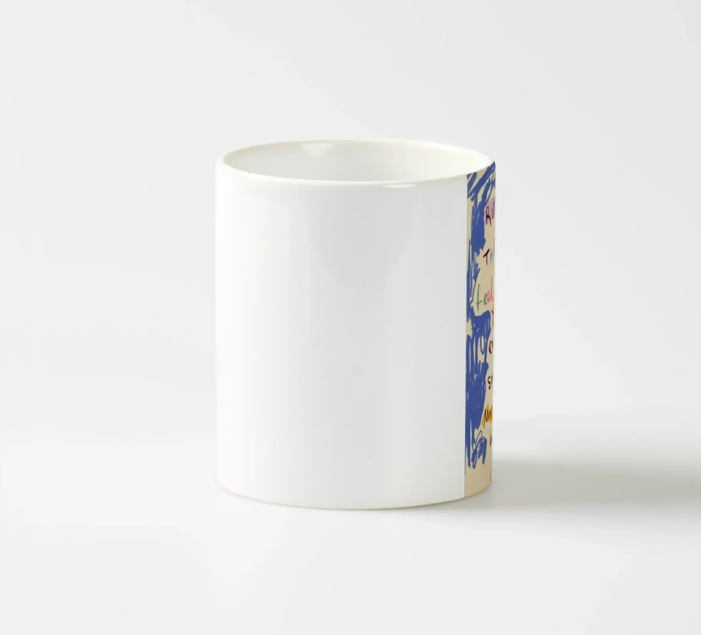 MAGICAL DAY MESSAGE ceramic mug by Sandra Poliakov