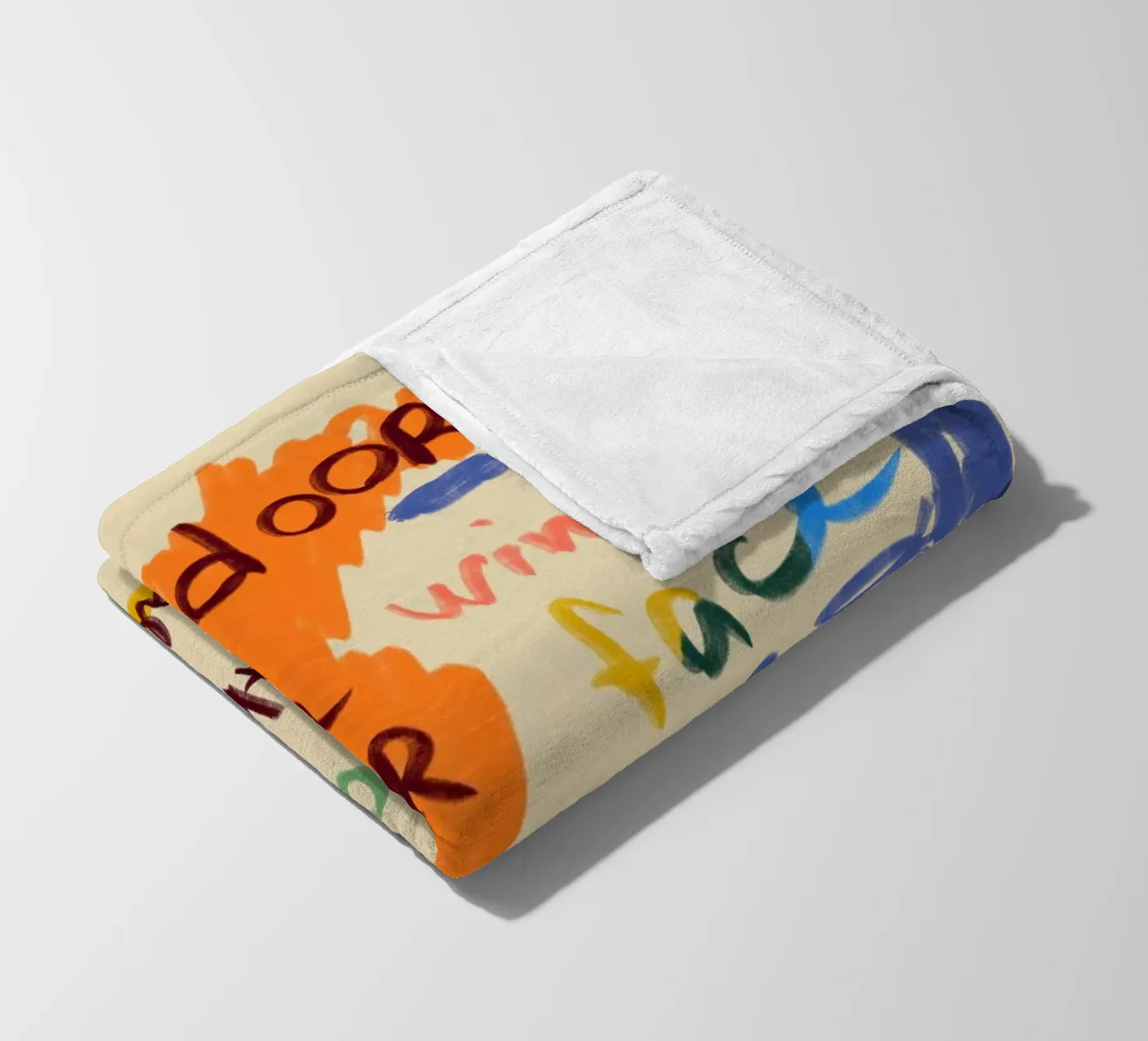 MAGICAL DAY MESSAGE Fleecedecke von Sandra Poliakov