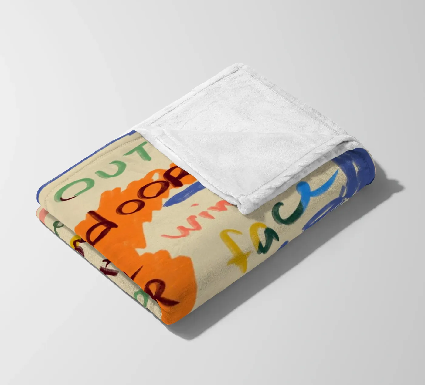 MAGICAL DAY MESSAGE Fleecedecke von Sandra Poliakov