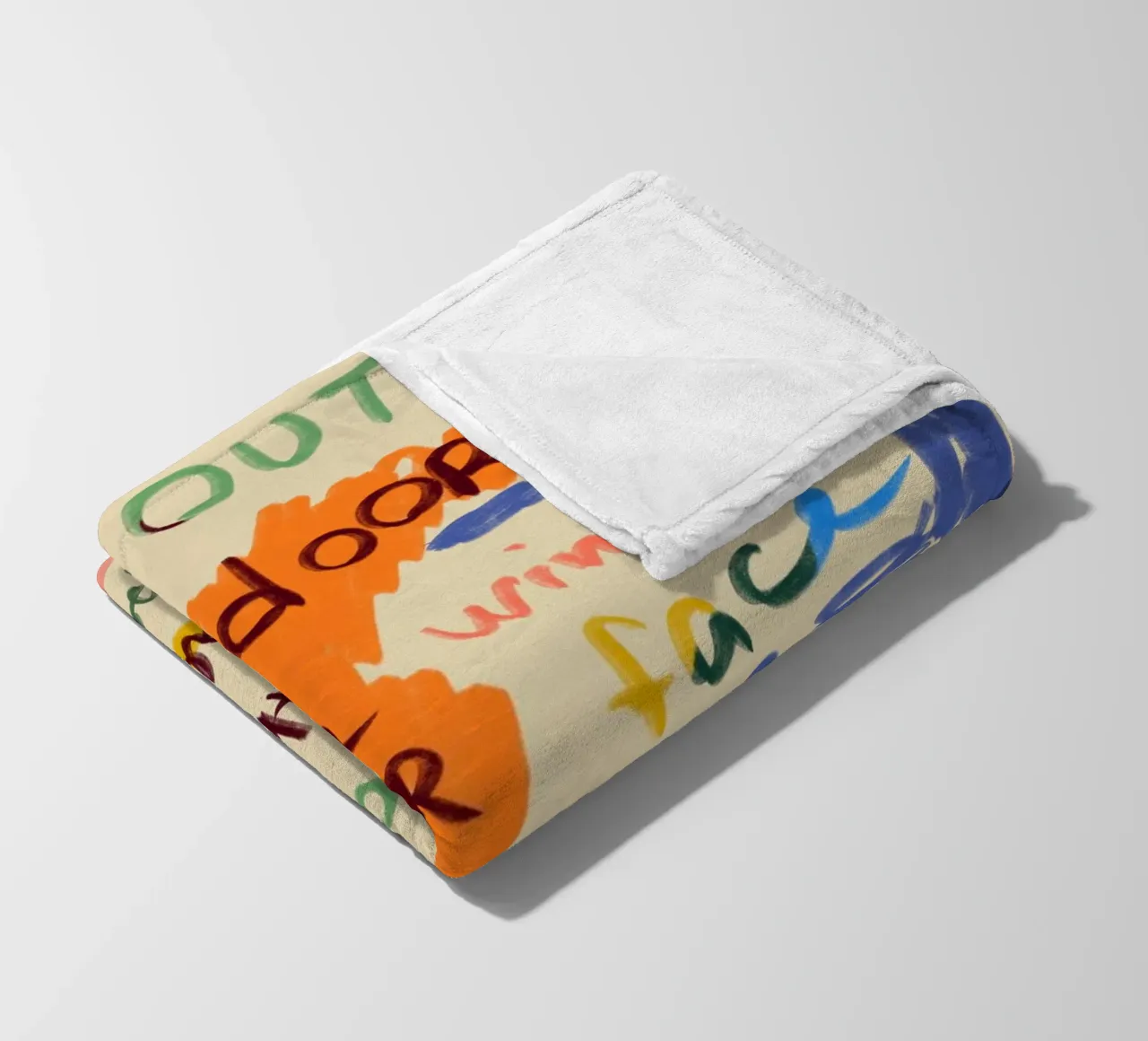 BOTSCHAFT DES MAGISCHEN TAGES Fleecedecke von Sandra Poliakov