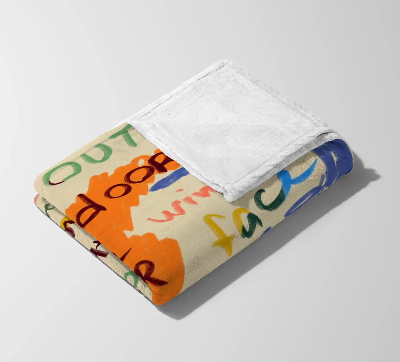 MAGICAL DAY MESSAGE Fleecedecke von Sandra Poliakov