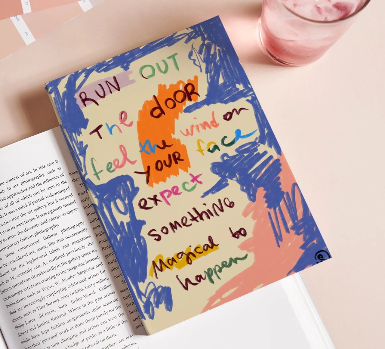 MAGICAL DAY MESSAGE notebook by Sandra Poliakov