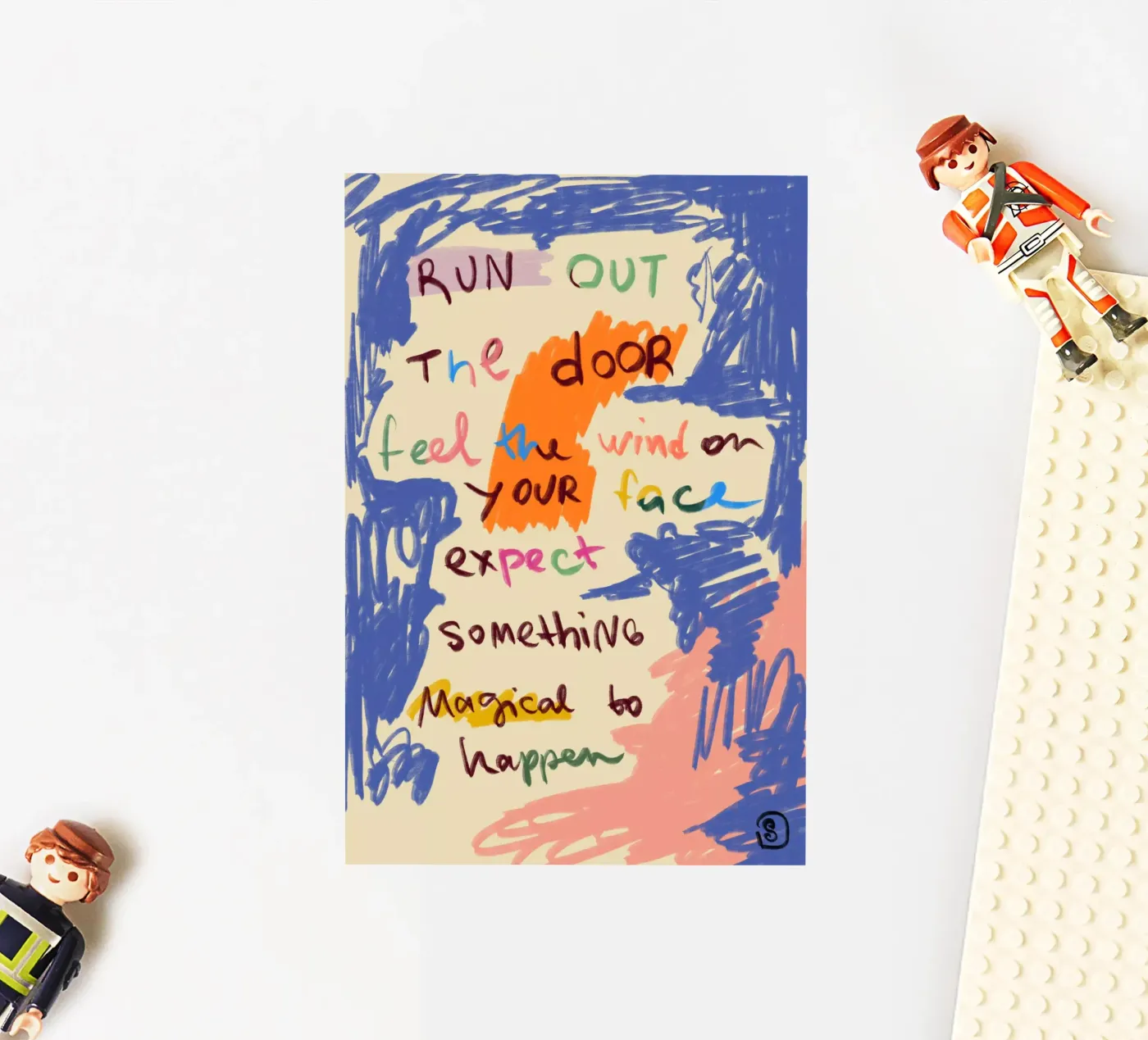 MAGISCHE DAG BERICHT sticker van Sandra Poliakov