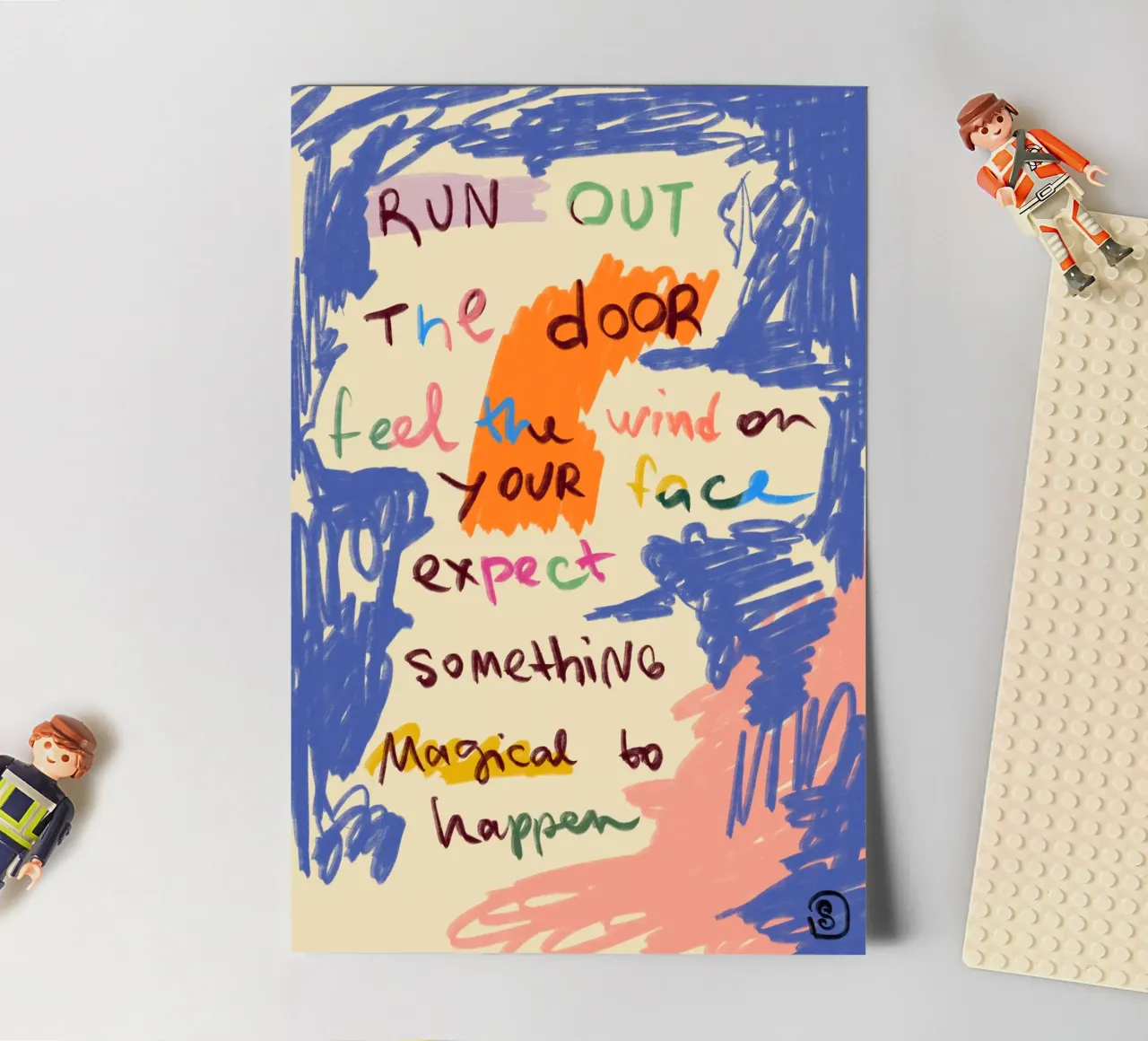 MAGICAL DAY MESSAGE sticker sheet by Sandra Poliakov