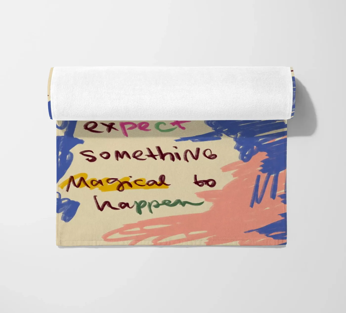 MESSAGGIO DEL GIORNO MAGICO telo mare da Sandra Poliakov