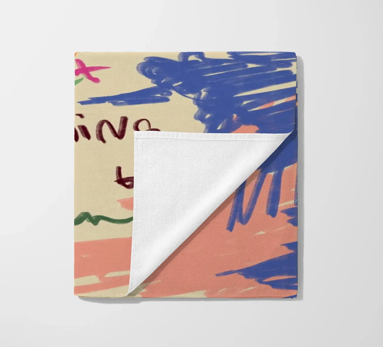 MAGICAL DAY MESSAGE product.type.towel-beach common.byCreator Sandra Poliakov