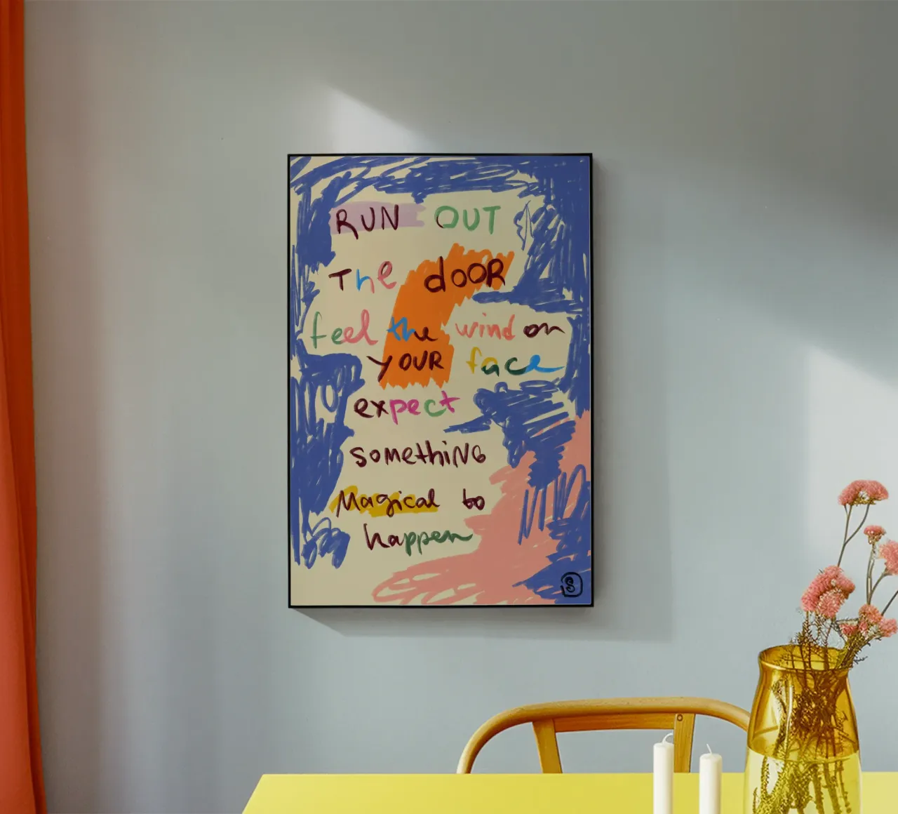 MESSAGGIO DEL GIORNO MAGICO plexiglass da Sandra Poliakov