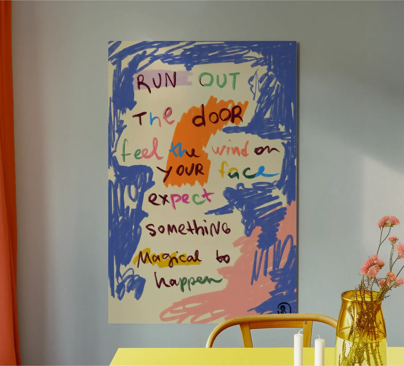 MAGICAL DAY MESSAGE forex plate by Sandra Poliakov