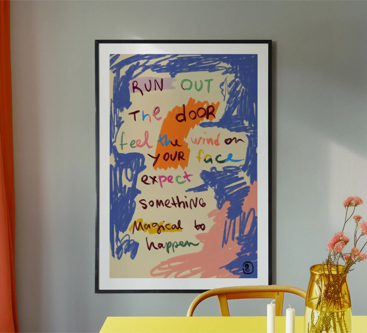 MESSAGE POUR LA JOURNÉE MAGIQUE poster de Sandra Poliakov