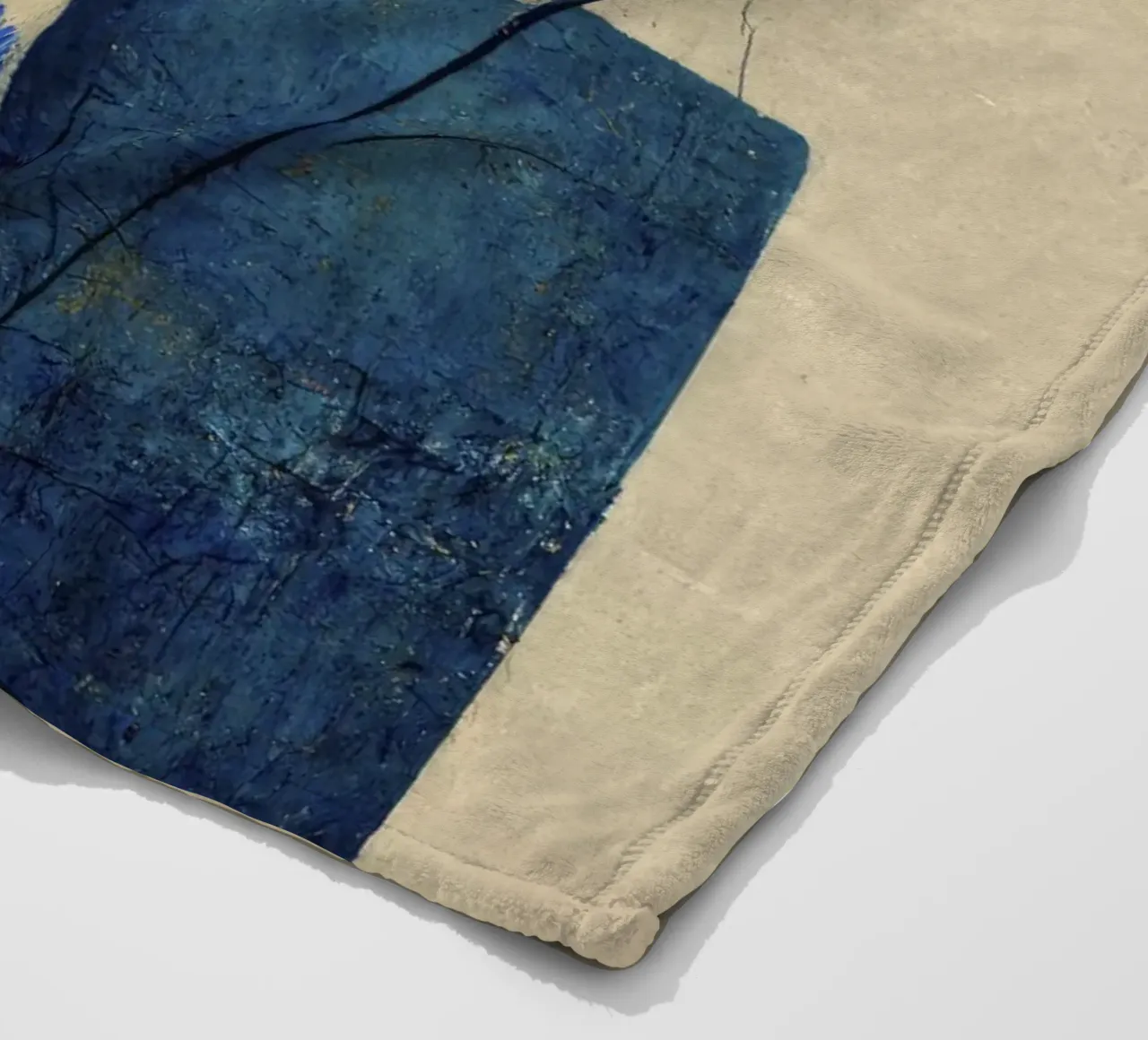 Blue Blocks coperta in pile da treechild