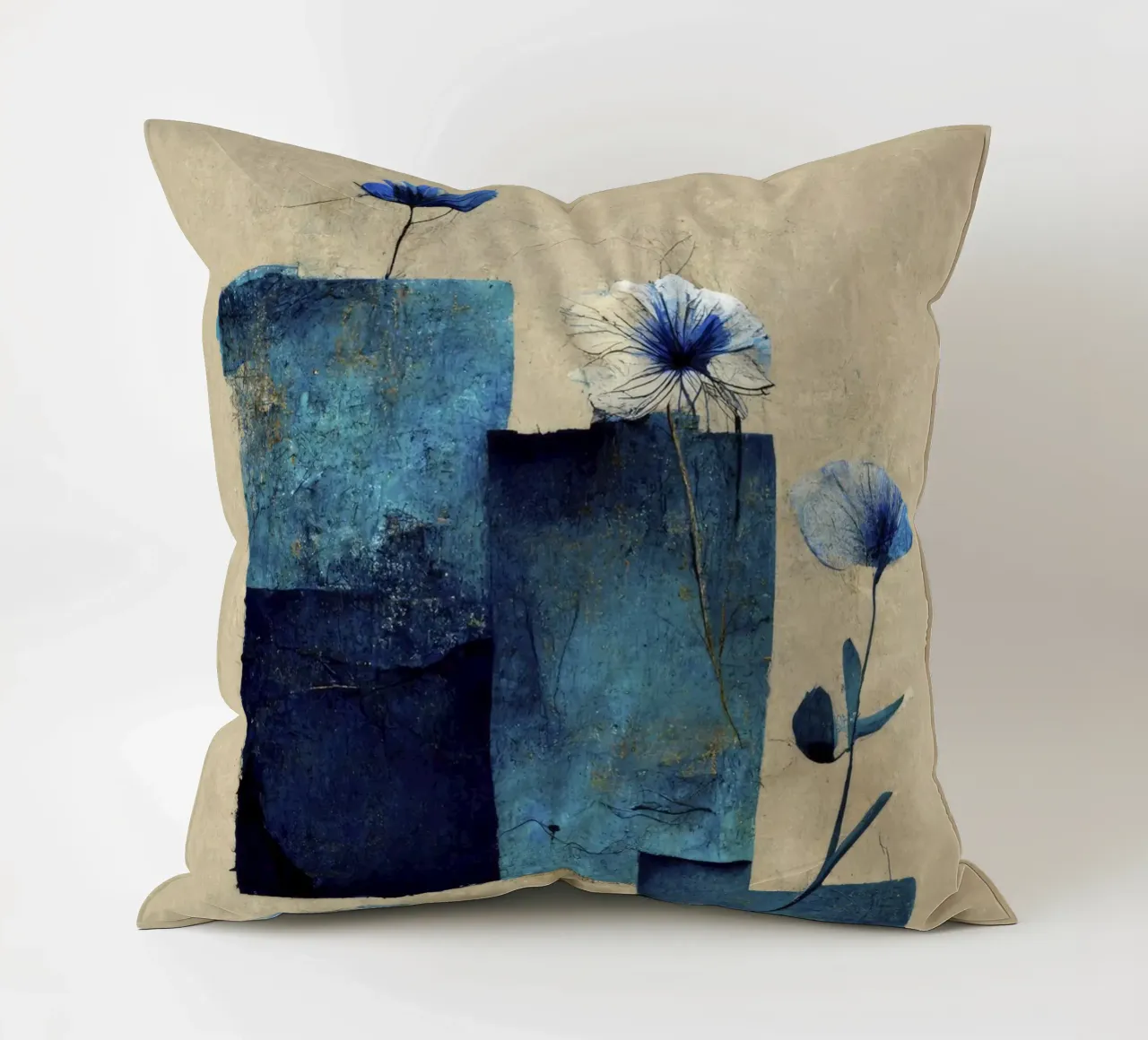 Blue Blocks cuscino da treechild