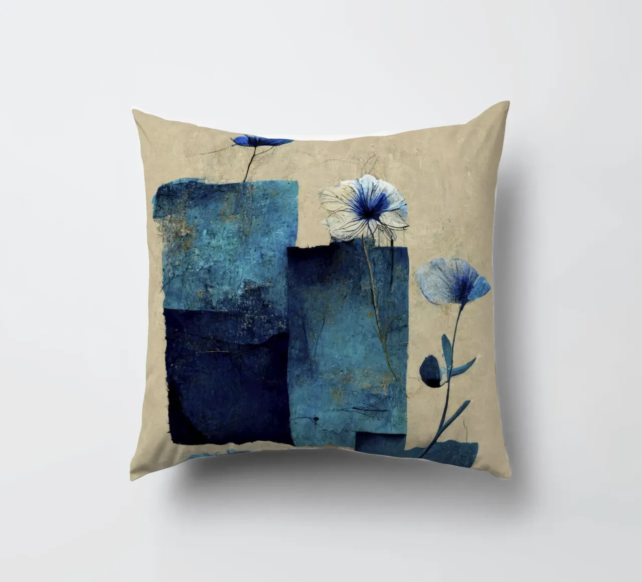 Blue Blocks cuscino da treechild