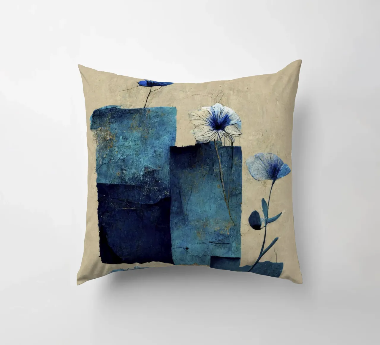 Blue Blocks cuscino da treechild