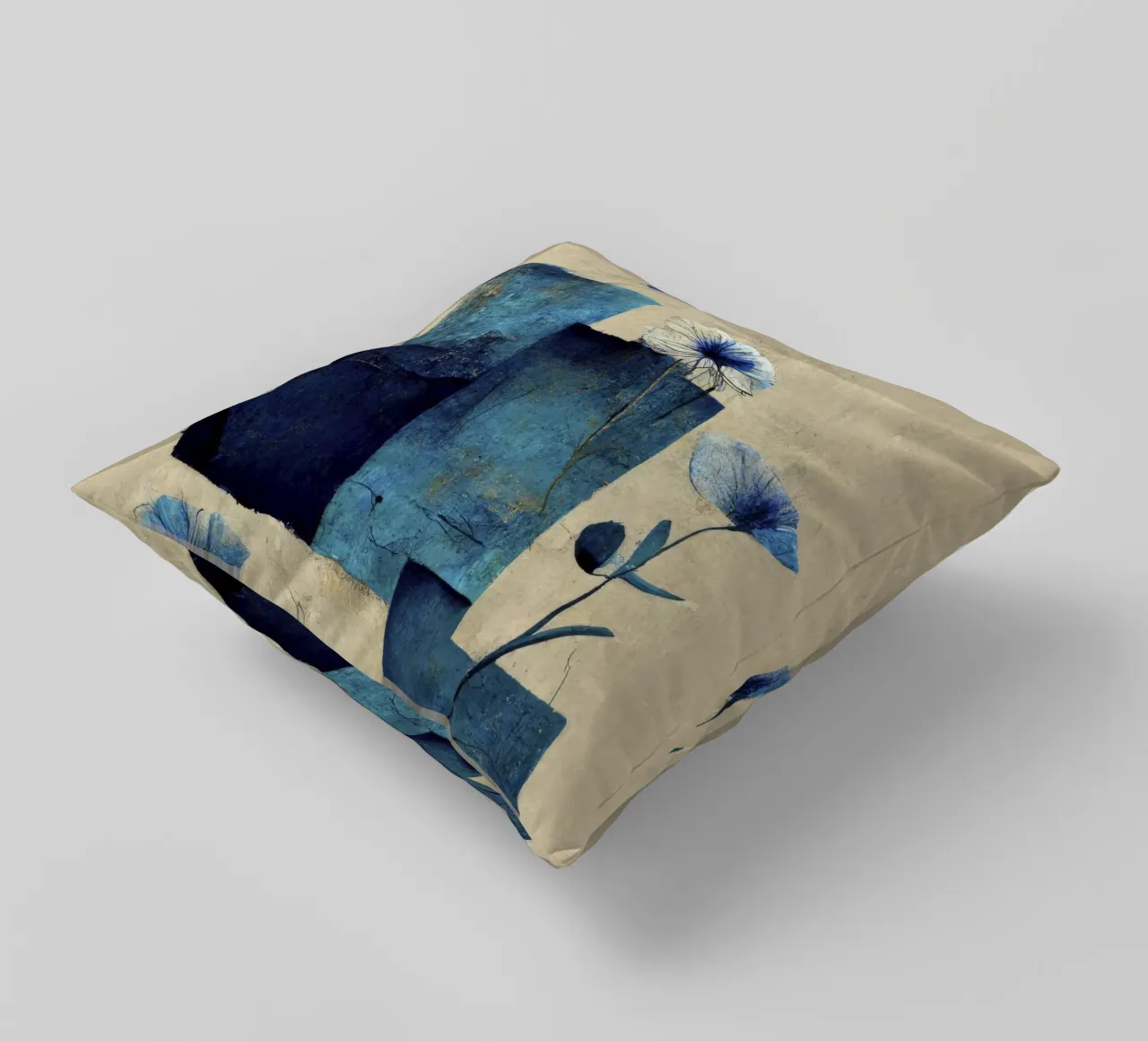 Blue Blocks cuscino da treechild