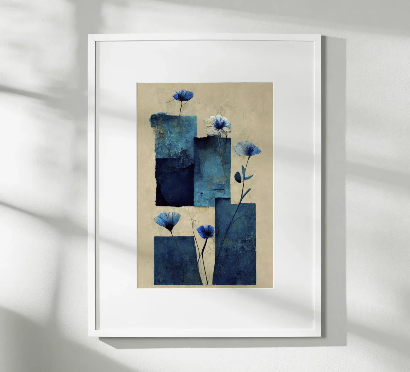 Blue Blocks Poster von treechild