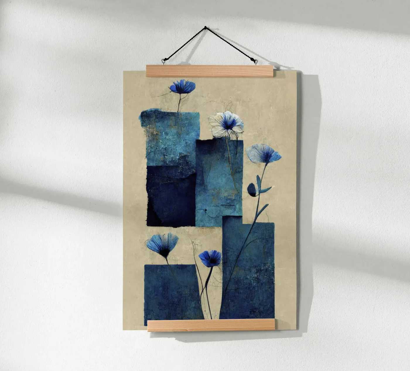 Blue Blocks Poster von treechild