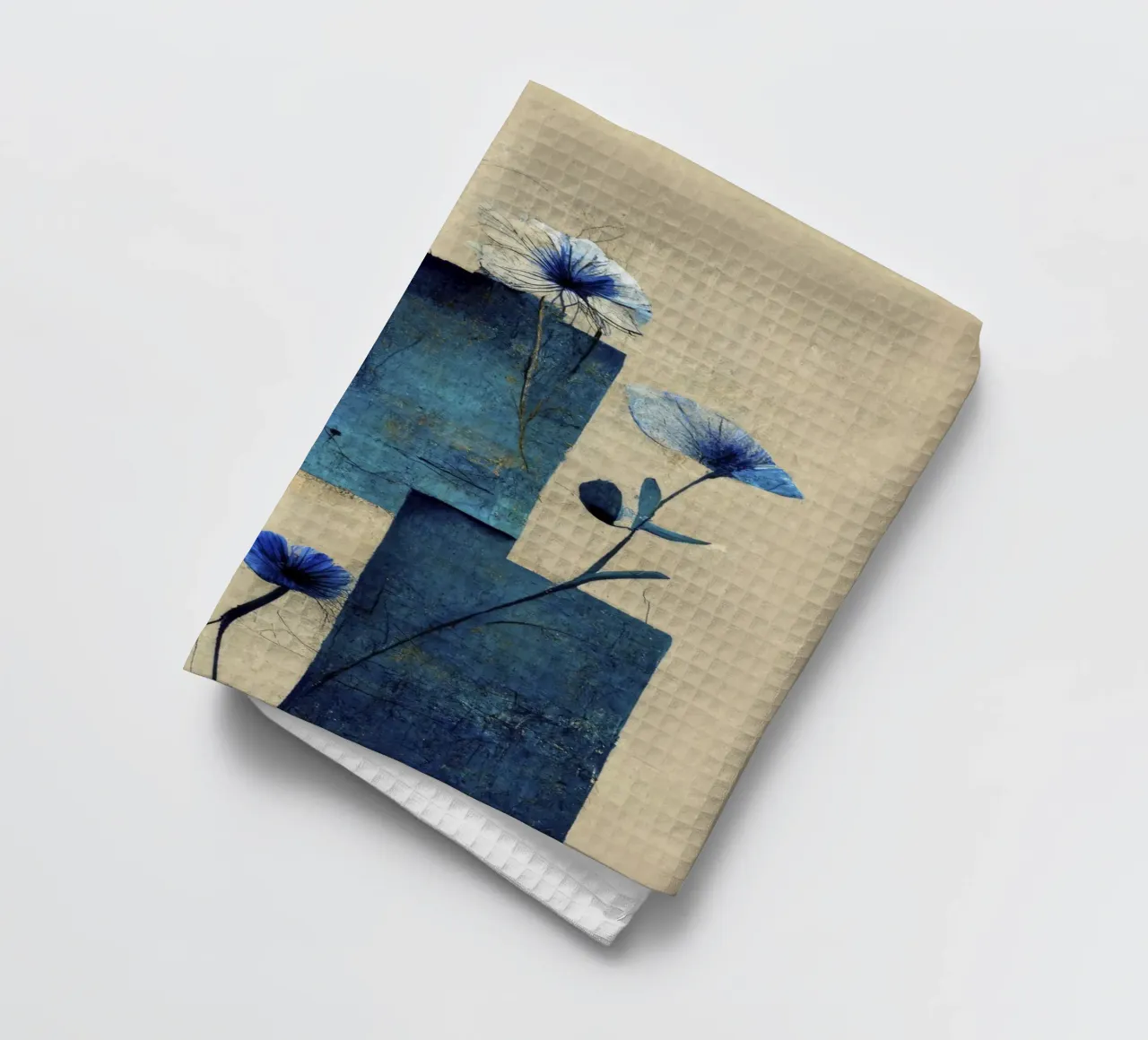 Blue Blocks canovaccio da cucina da treechild