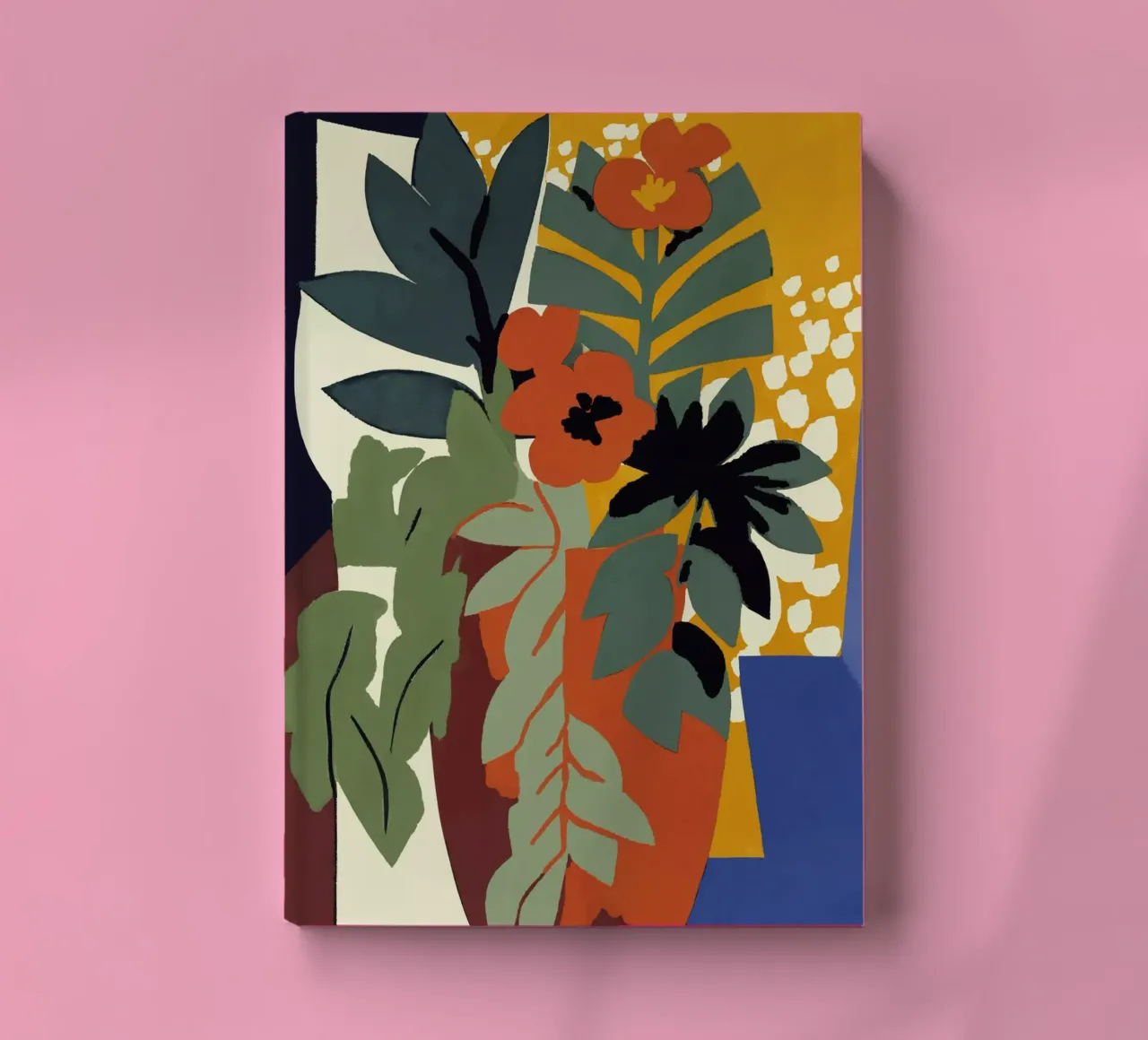 Abstract Flower Impression notebook by treechild