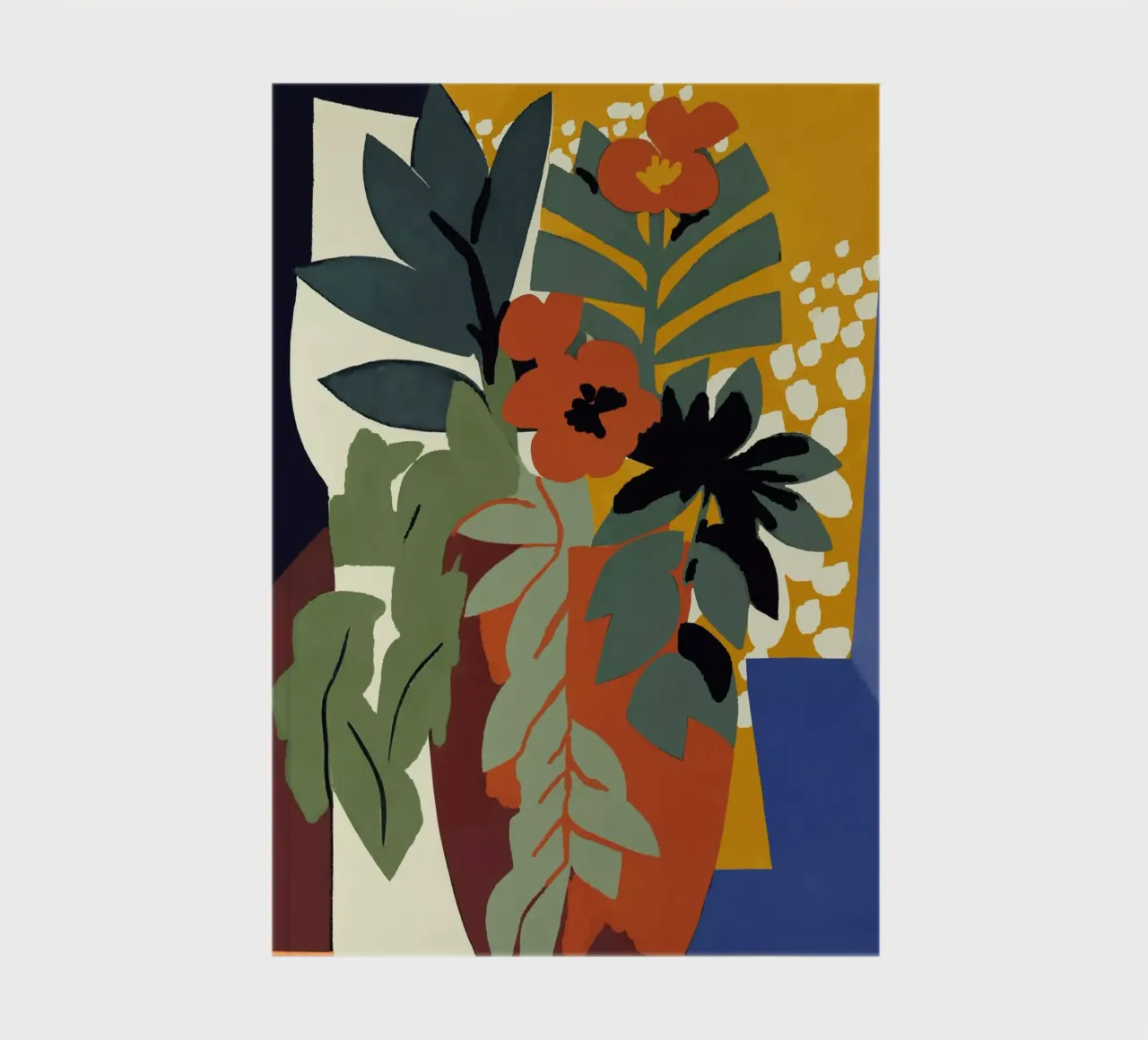 Abstract Flower Impression notebook by treechild