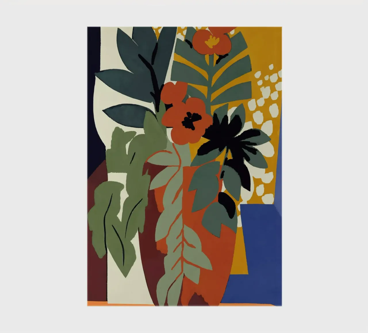 Abstract Flower Impression notebook by treechild