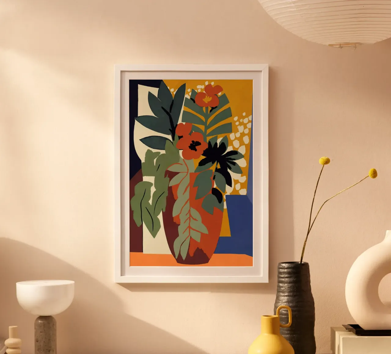 Abstract Flower Impression poster da treechild