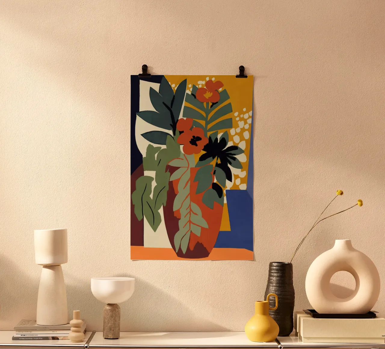 Abstract Flower Impression poster da treechild