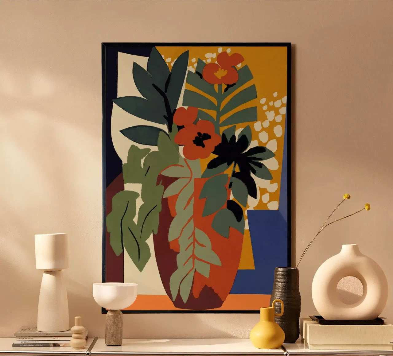 Abstract Flower Impression poster da treechild