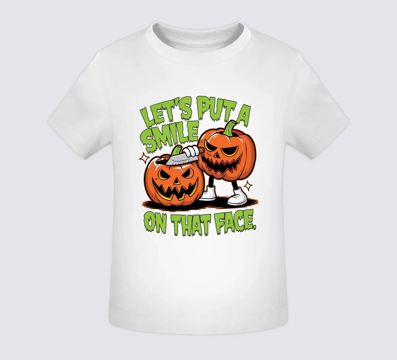 Let's put a smile on that face maglietta neonato da edsonramosart