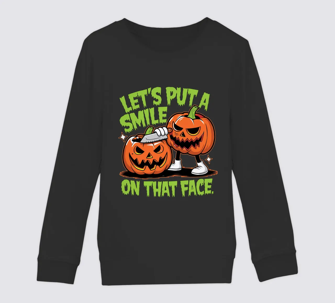 Let's put a smile on that face felpa bambino da edsonramosart