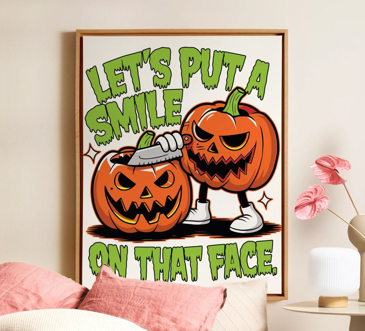 Let's put a smile on that face tela da edsonramosart