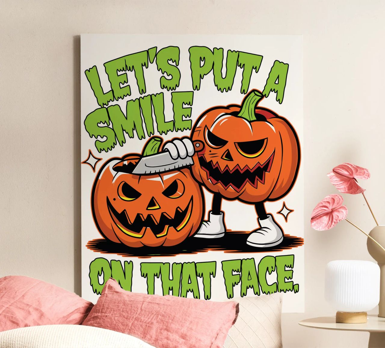 Let's put a smile on that face tela da edsonramosart