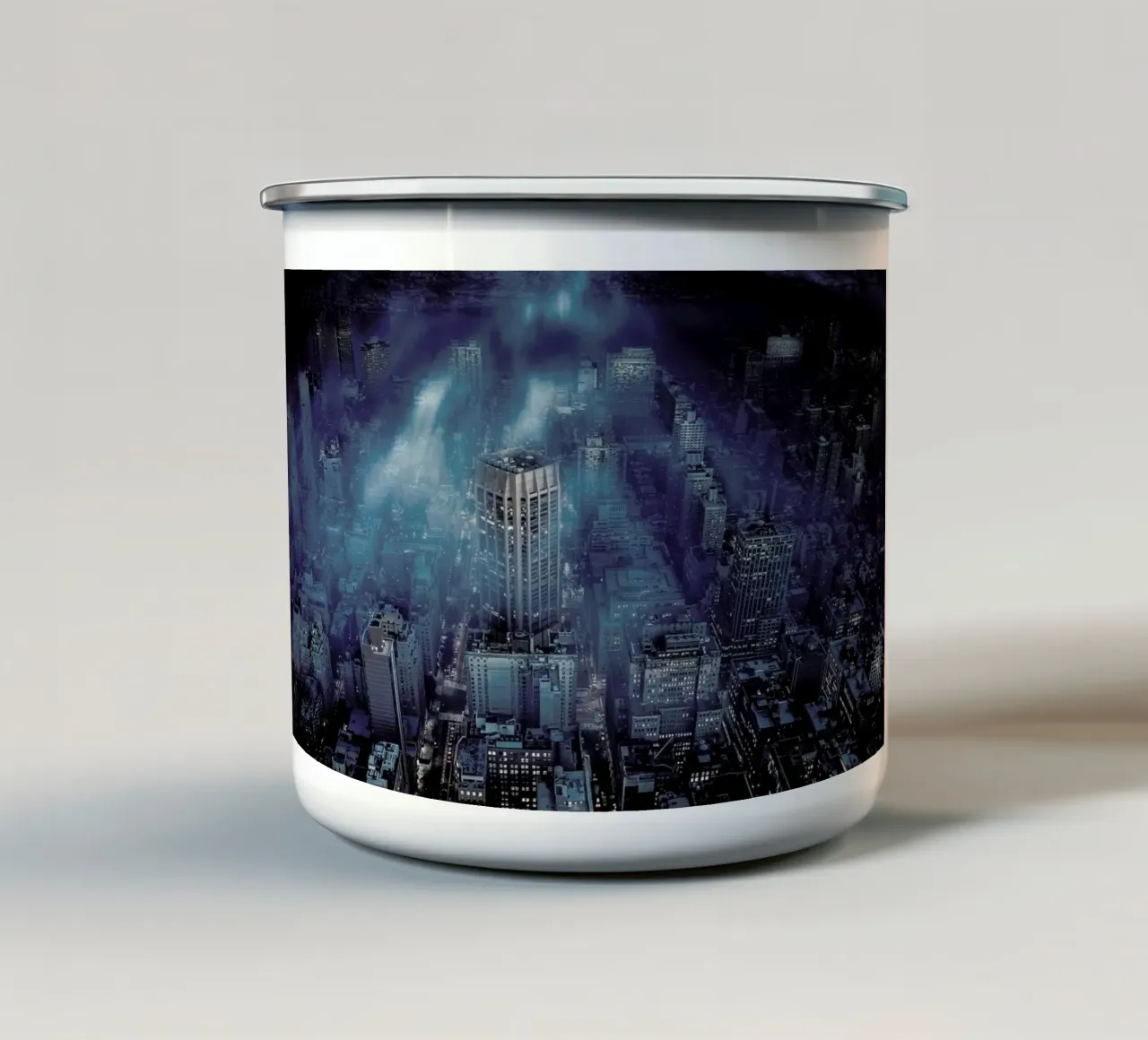 NYC - Leif Løndal tazza in smalto da Pictufy