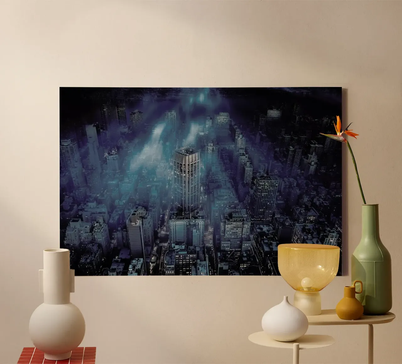 NYC - Leif Løndal tela con Cornice a cassetta da Pictufy