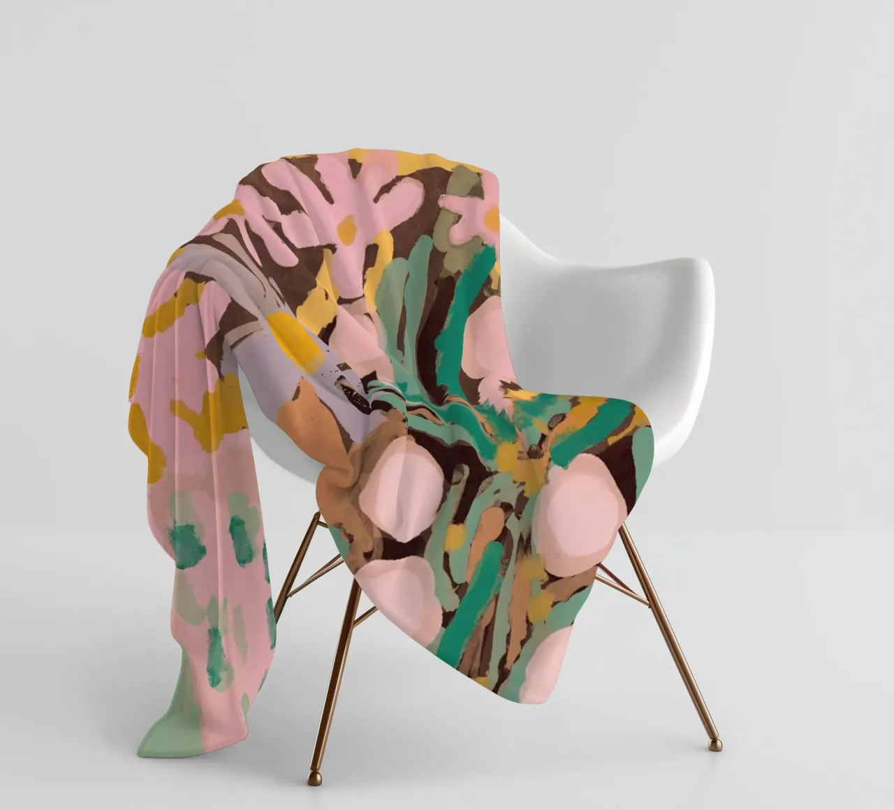 Spring Flower Impression coperta in pile da treechild