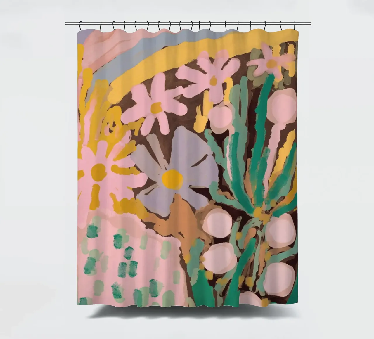 Spring Flower Impression tenda da doccia da treechild