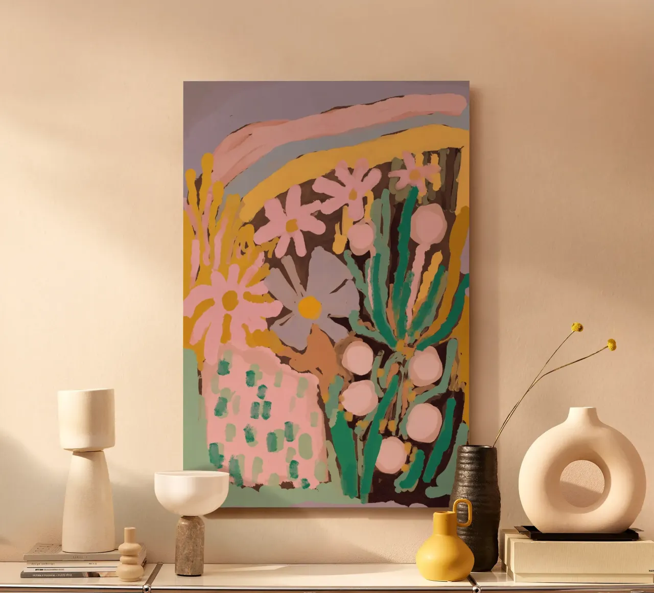Spring Flower Impression alluminio dibond da treechild