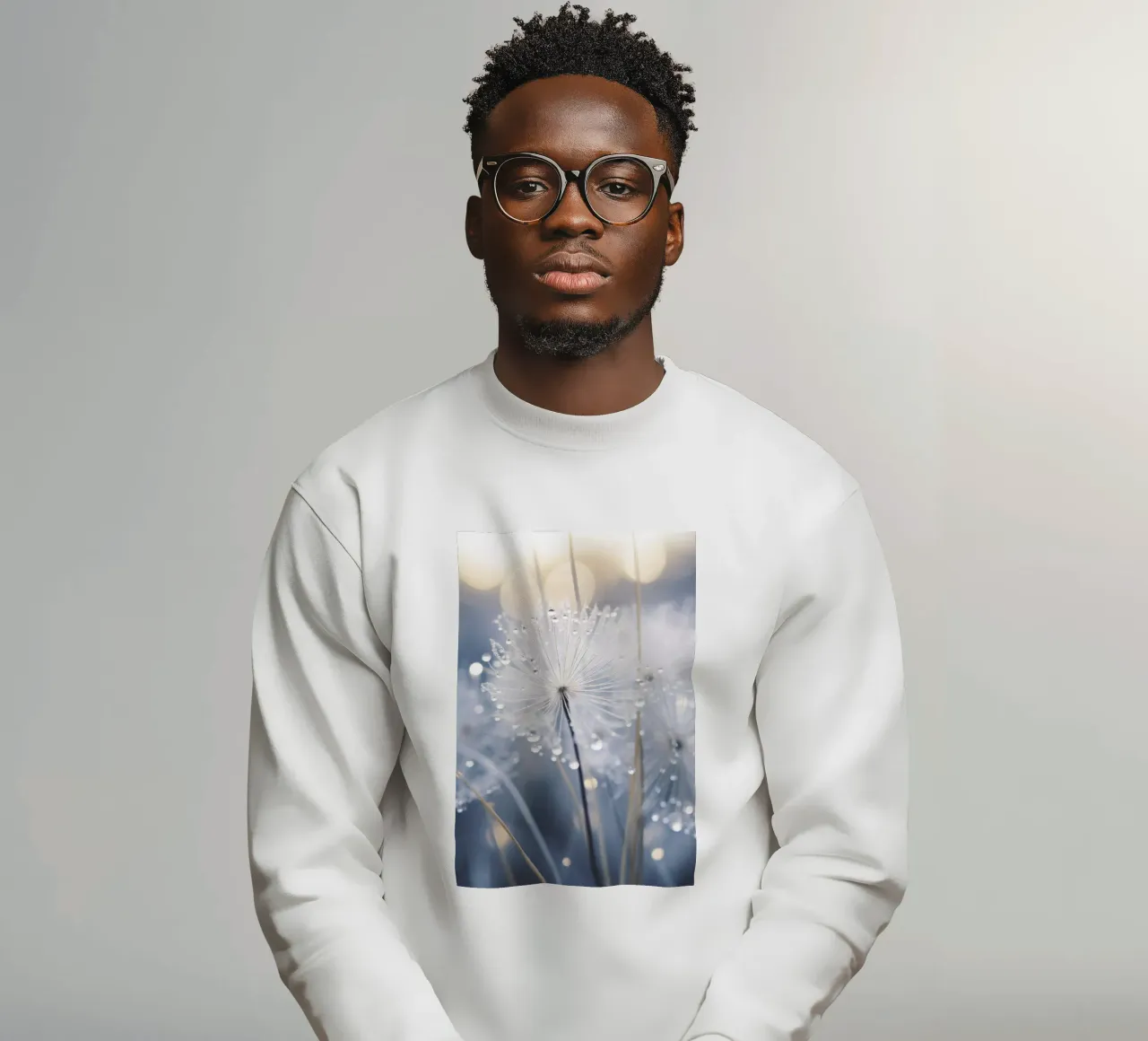 Drops On Dandelion sweatshirt by treechild