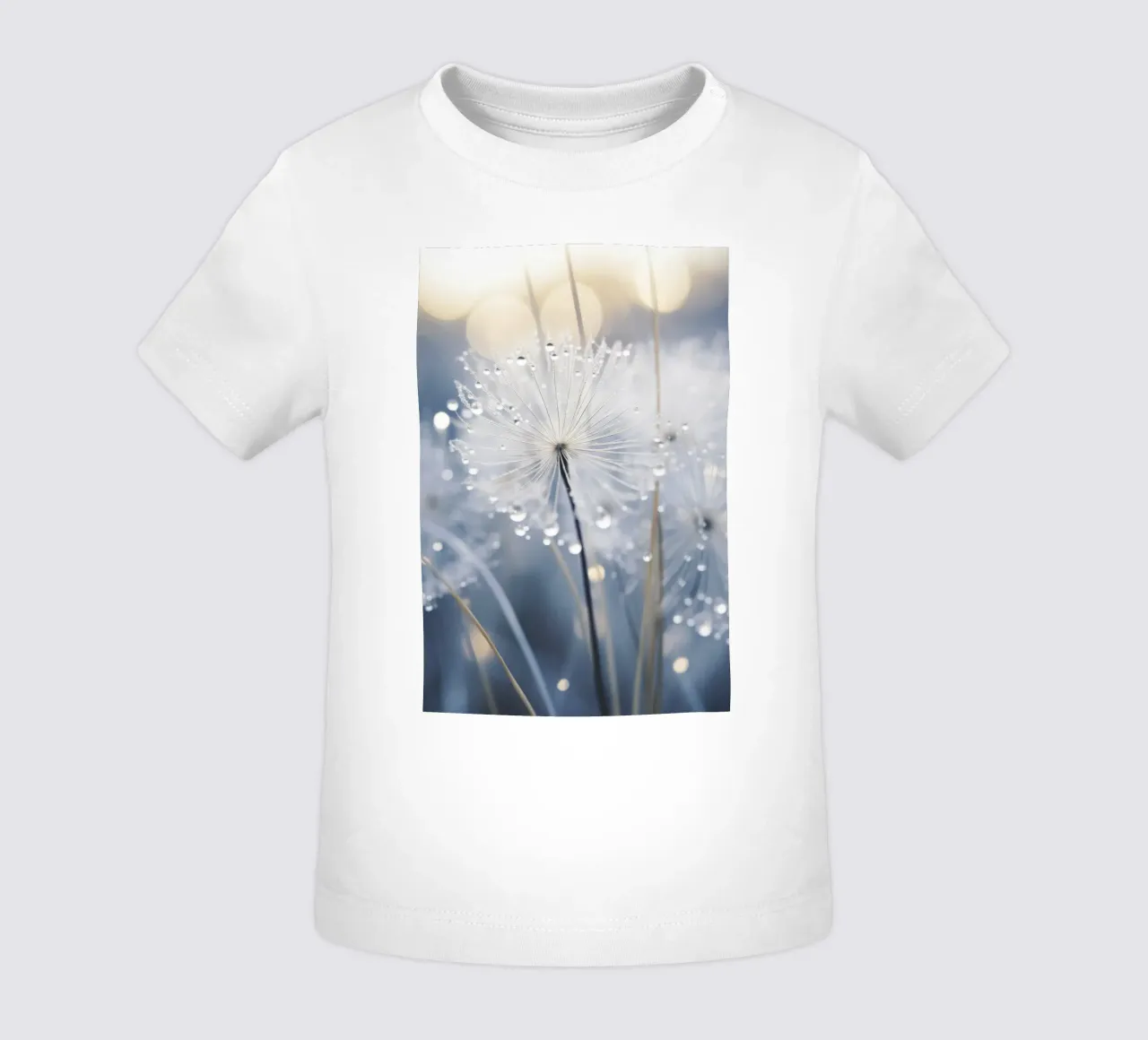 Drops On Dandelion maglietta neonato da treechild