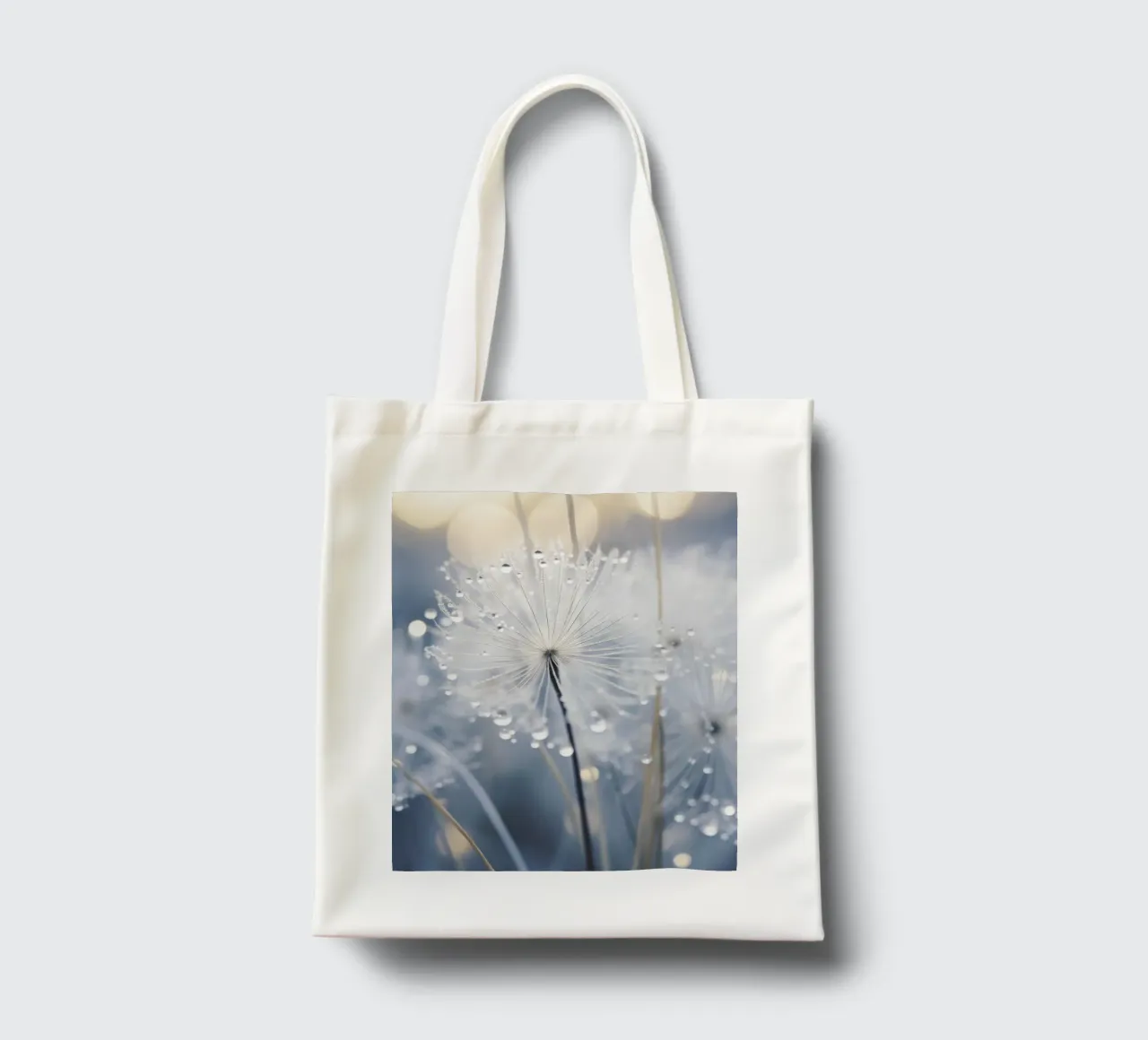 Drops On Dandelion borsa in juta da treechild