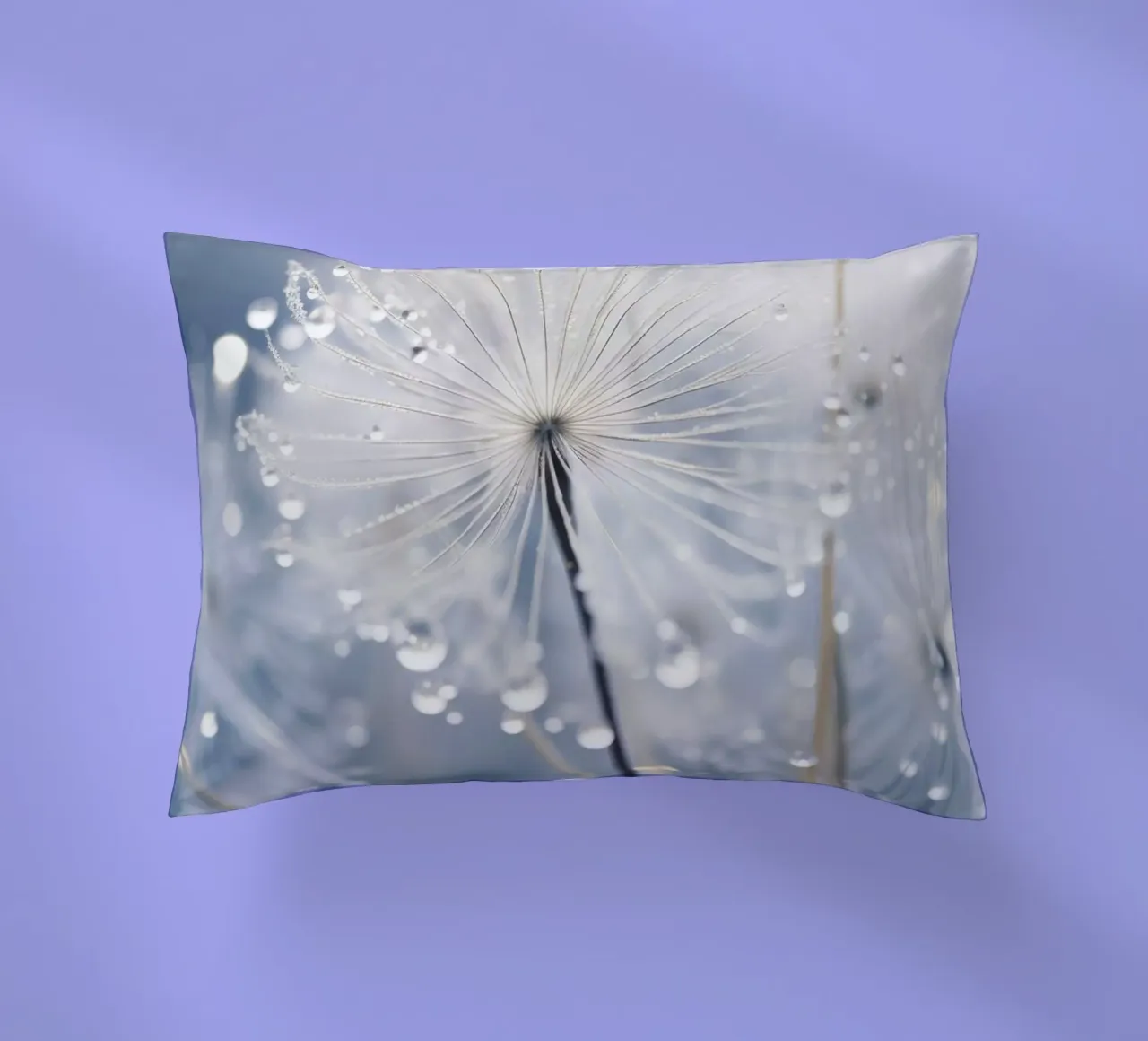 Drops On Dandelion cuscino da treechild