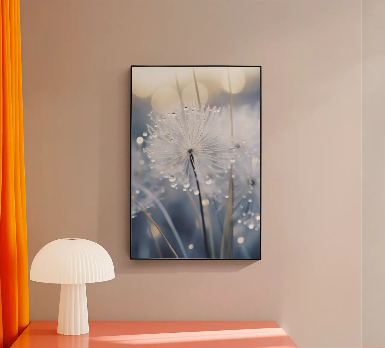 Drops On Dandelion plexiglass da treechild
