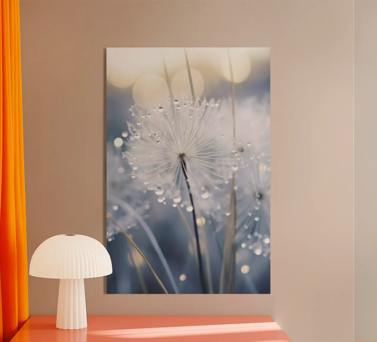 Drops On Dandelion plexiglass da treechild