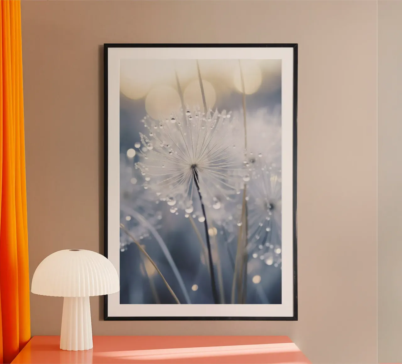 Drops On Dandelion poster da treechild