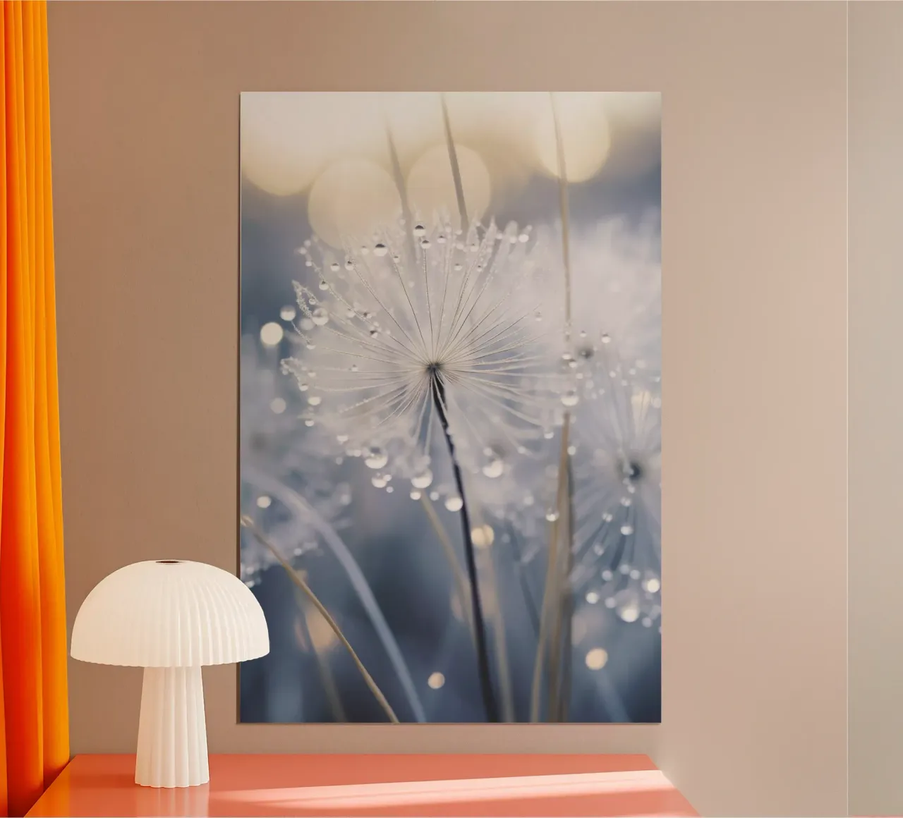 Drops On Dandelion poster da treechild