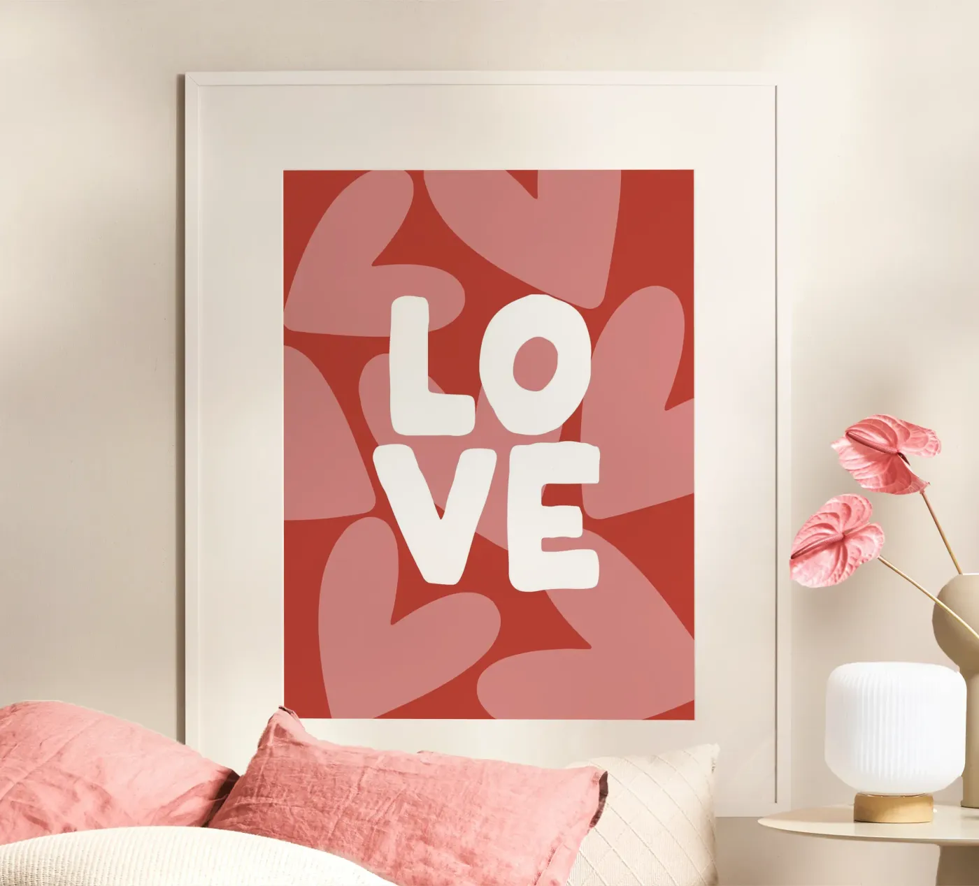 LOVE poster by CSK DESIGN