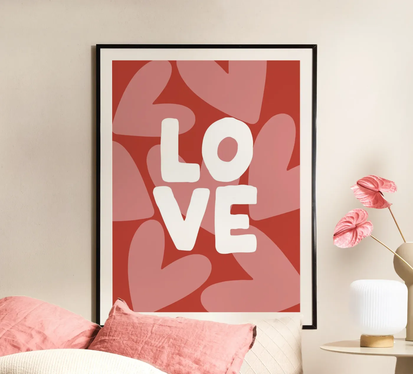 LOVE poster by CSK DESIGN