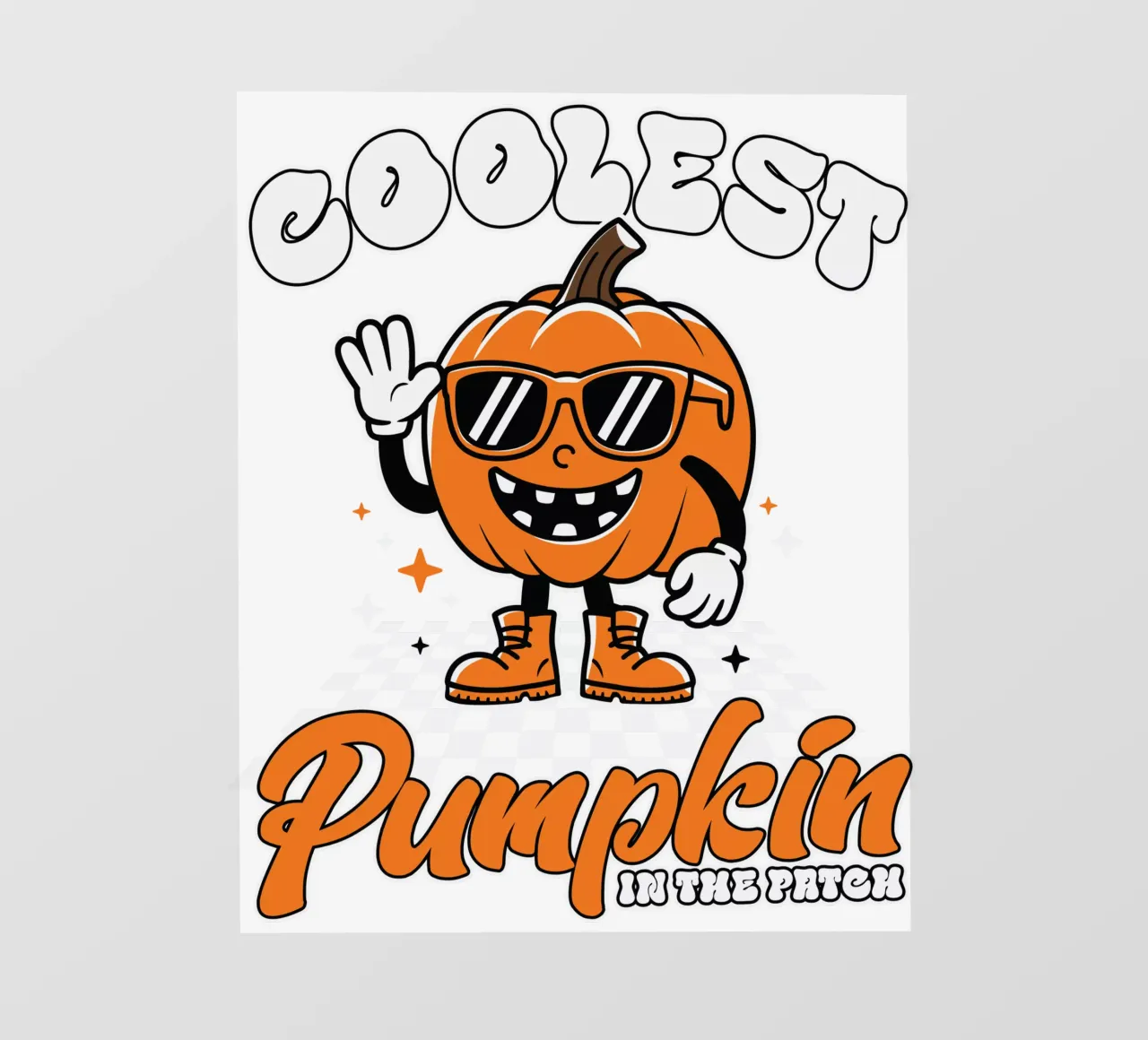 Coolest Pumpkin in the Patch telo in pvc da edsonramosart