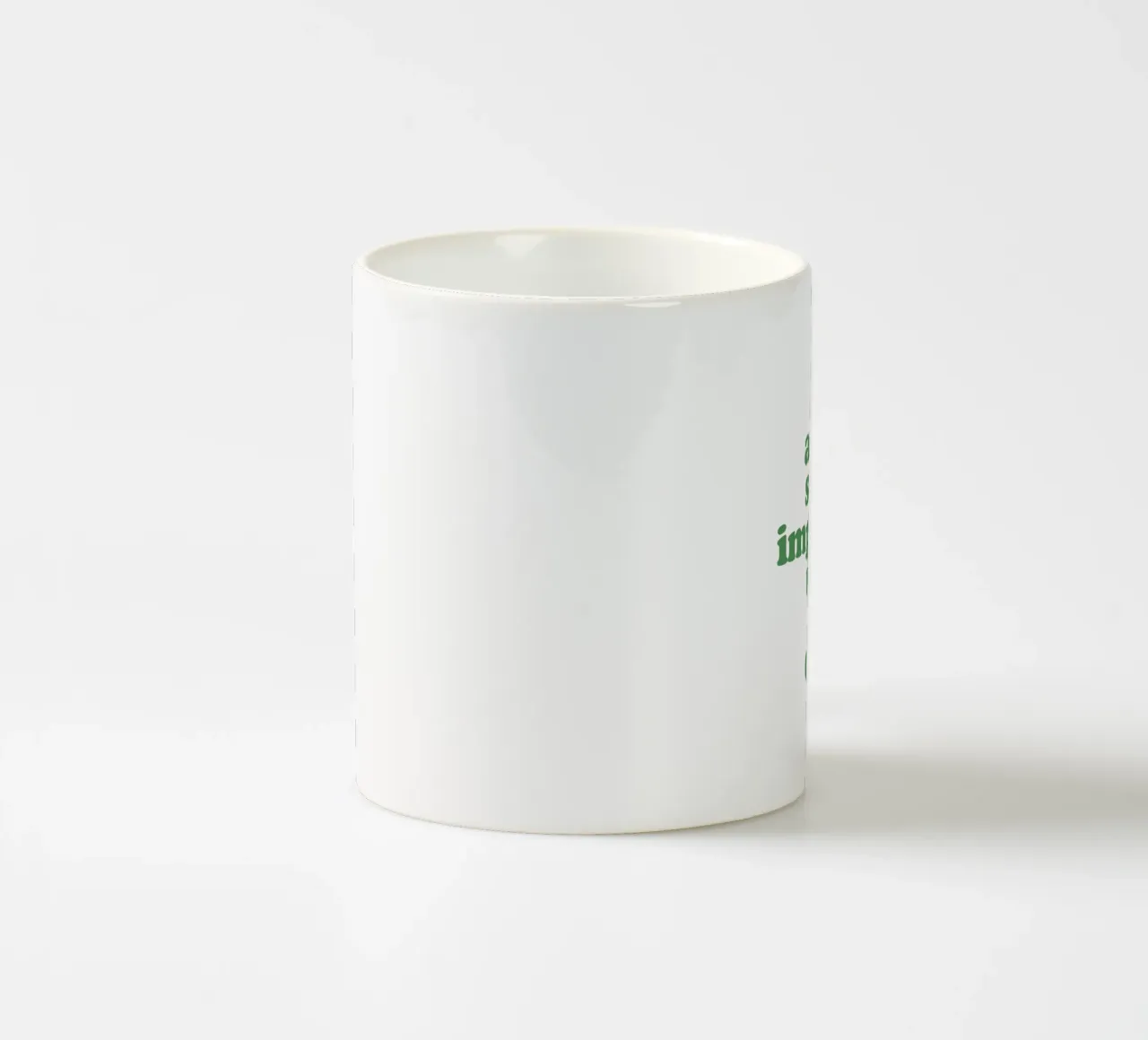 Sembra sempre impossibile finché non viene fatto Design tipografico tazza in ceramica da THE MOTIVATED TYPE