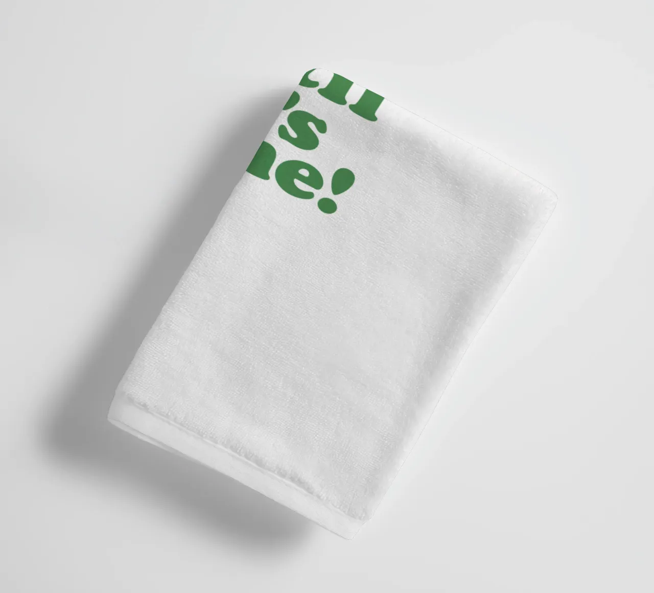 It Always Seems Impossible Until Its Done Typografie Design towel by THE MOTIVATED TYPE
